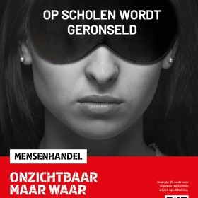 Poster ronselen op scholen